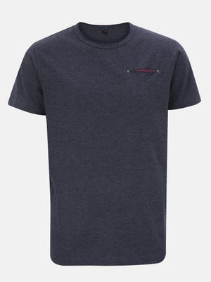 Charcoal Black Cotton T-Shirt