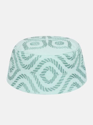 Mint Green Embroidered Cotton Tupi
