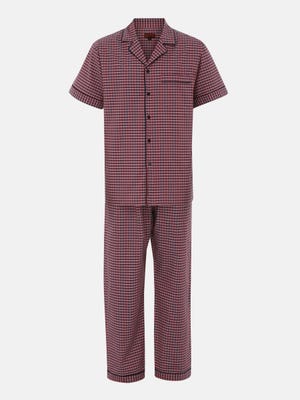 Red Cotton Sleeping Suit