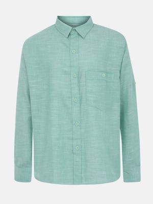 Seafoam Green Cotton Shirt