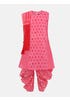 Pink Tie-Dyed Voile Shalwar Kameez Set