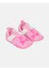 Pink Embroidered Cotton Shoe