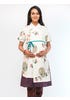 White Printed and Embroidered Viscose Maternity Tunic