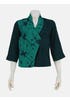 Pine Green Tie-Dyed Viscose Taaga Jacket