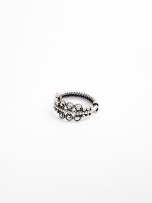 Oxidized Silver Toe Ring