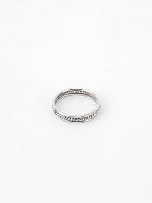 Oxidized Silver Toe Ring