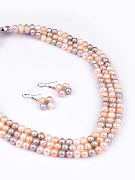 Pearl Necklace Set