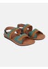 Brown Suede Leather Sandal