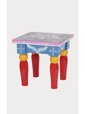 Hand Painted Wooden Stool