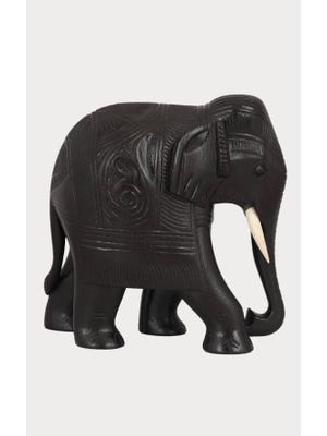 Naksha Craved Wooden Elephant