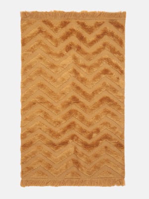 Brown Woollen Carpet (2.5 x 4 Feet)
