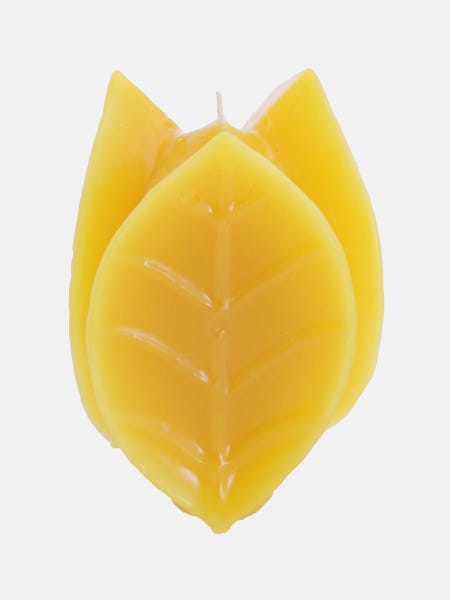 Yellow Leaf Candle