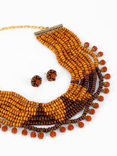 Rudraksha Beads Necklace