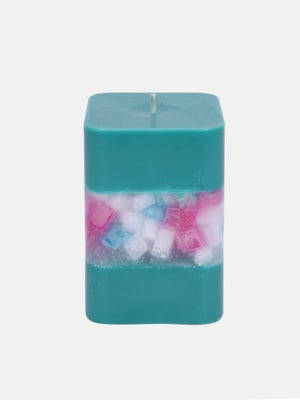 Teal Candle