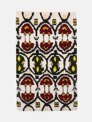 Off White Woollen Carpet (2.5 x 4 Feet)