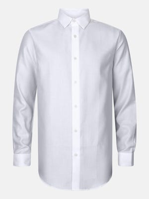White Executive Formal Slim Fit Cotton Shirt
