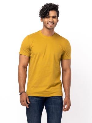 Bronze Brown Classic Fit Cotton T-Shirt