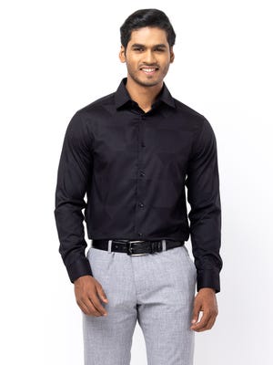 Black Bamboo Silk Executive Premium Shirt