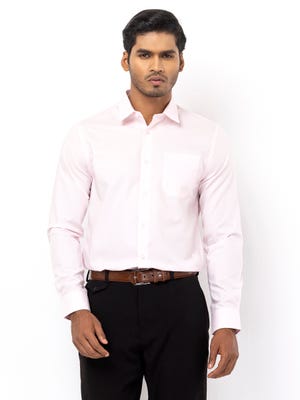 Light Pink Cotton Executive Formal Shirt