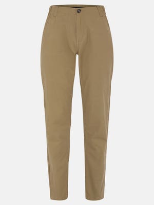 Brown Cotton Classic Fit Taaga Man Chinos