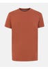 Orange Slim Fit Cotton T-Shirt