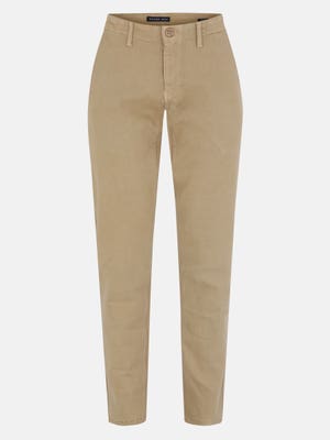 Brown Cotton Taaga Man Chinos Classic Fit Pant