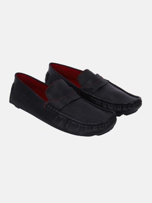Black Leather Casual Loafer