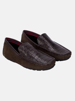 Dark Chocolate Leather Loafer