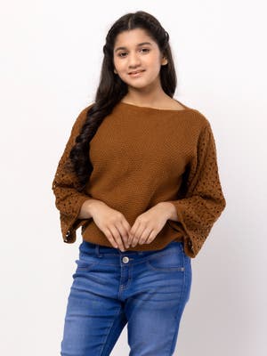 Brown Woollen Sweater